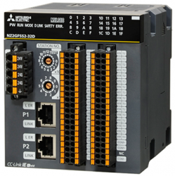 三菱cc-link NZ2GFCF1-32D 32點(diǎn) DC24V（漏型）輸入，遠(yuǎn)程模塊、FCN式